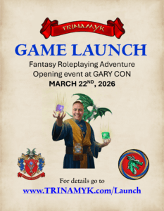 GAME LAUNCH FLYER